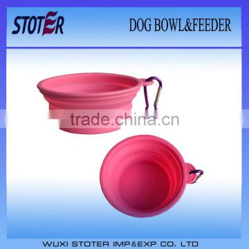 2014 hot sale eco-friendly colorful silicon pet bowl