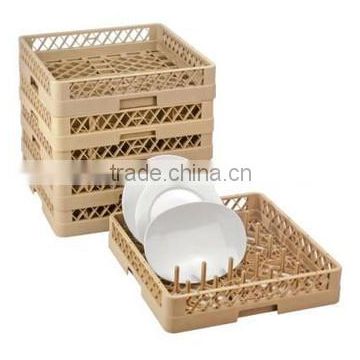 plastic open rack basket /open basket for commercial dishwasher