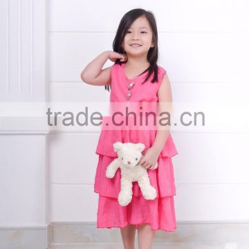 Girls Color coton Dress Children