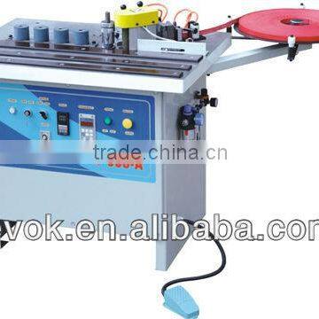 mannual double-face gluing curved&straight edge banding machine