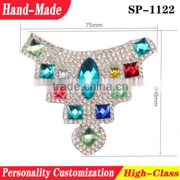 Glass diamond decorative high class upper patches decorative patches