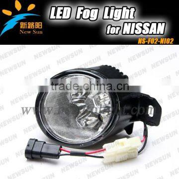 18W fog lamp white colour led fog light for LIVINA,for MARCH,for TEANA Special LED Fog light With Angel Eyes