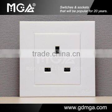 MGA A9 Series uk wall socket with switch