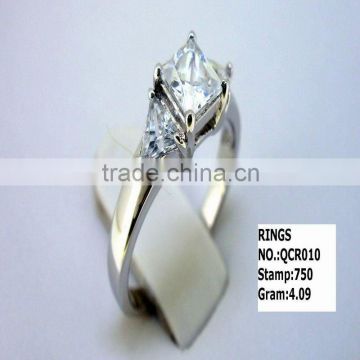2013 elegant style 925 sterling silver ring with cheap price QCR010