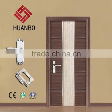 Cheap price and fine pvc coated wooden door used for room