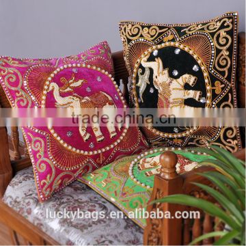 Fashion Gift pillow case elephant Household Decorative Case Linen Cotton Cushion For Sofa