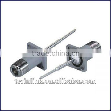 high temperature powder coating n type female connector