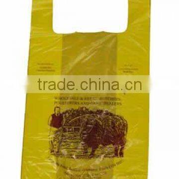 Polyethylene friendly china bags yellow