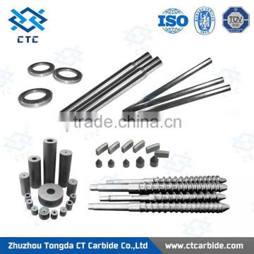 tungsten carbide auger tips, titanium carbide cermet rods