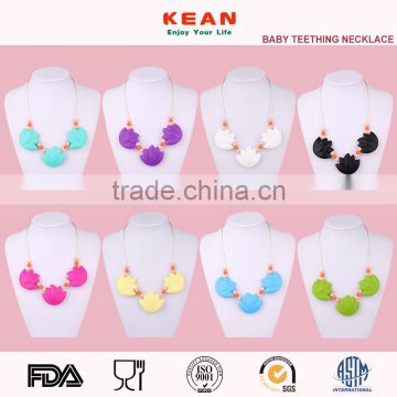 European style necklace silicone jewelry beads necklace