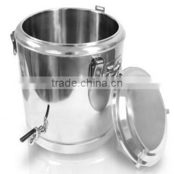 Stainless steel heat insulated barrel