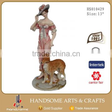 13 Inch Resin Arts Craft Victoria Lady Statue