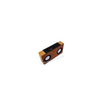 Wooden TF/SD/USB/MMC/MP3 portable mini  speaker