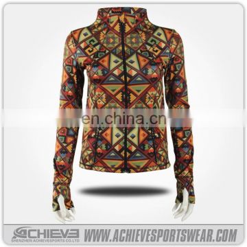 wholesale quick dry tight yoga wear yoga jacket customized for women
