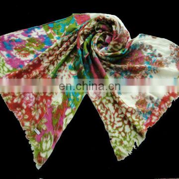 100% MERINO WOOL PRINTED AND JACQUARD SCARF FOR PROMOTION, RETAIL MARKET, BOUTIQUE CUSTOMER
