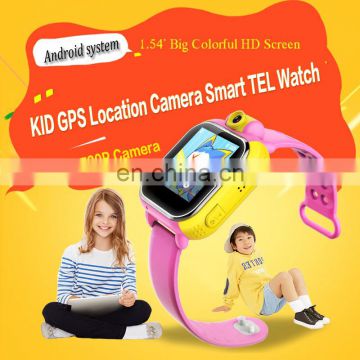 3G GPS Watch Kids Gms WCDMA SIM Card Smartwatch Mobile Watch Phone