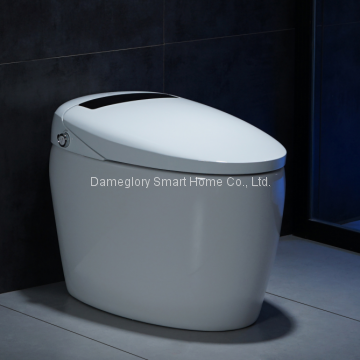 Smart Toilet K19035 LCD screen high technology one key knob easy operation foot induction flushing