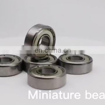 High quality miniature deep groove ball bearing 629