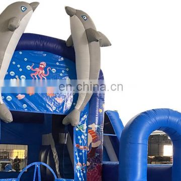 Jumper Princess Combo Water Slide House Bouncer Air Bounce Inflatable Trampoline Bouncers Castle Bed