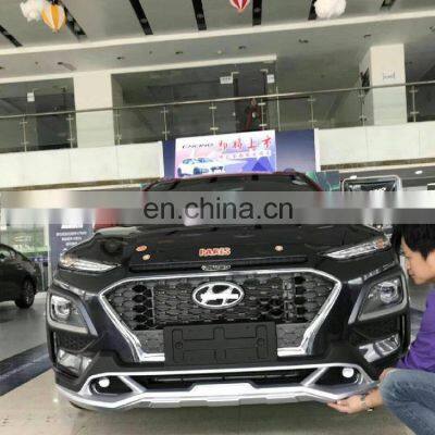 ABS material front/rear bumper guard for Hyundai Encino 2018