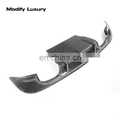 Carbon Fiber XE Rear Diffuser Lip for Jaguar XE 2015Up