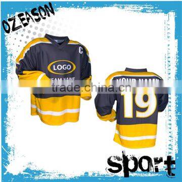 team set ice hockey jersey with sublimation pattern logo for tournament for sale                        
                                                                                Supplier's Choice