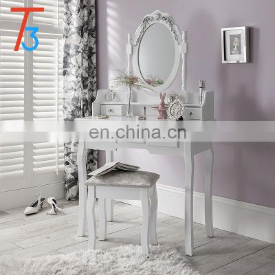 Simple Modern Dresser With Mirror Dressing Table Furniture Storage Dresser