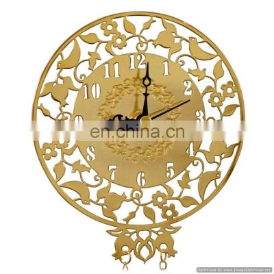 gold designer luxury wall clock