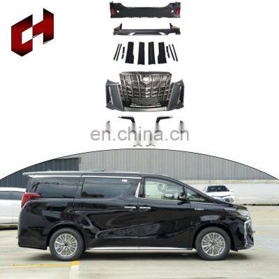 Ch Auto Modified Wide Front Lip Support Splitter Rods Tail Lights Conversion Bodykit For Toyota Alphard 2018-2020