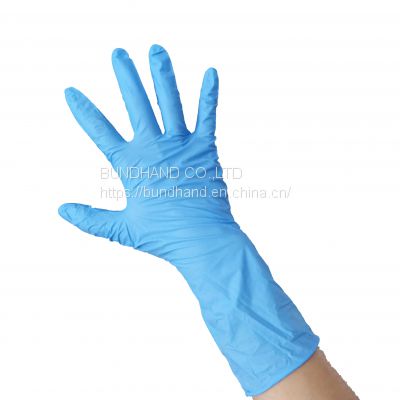 Long Cuff Nitrile Disposable Gloves For Medical Industry factory