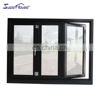 Australia standard hot sale folding patio windows aluminum interior bifold window for apartment