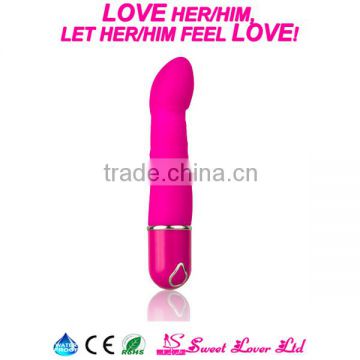 2016 Hot Sale Vibrator Sex Toy, G spot insertable vibrator, High quality silicone pink vibrator
