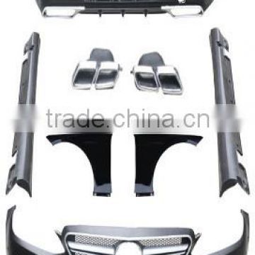 E63 Body kit front bumper rear bumper with PP material for Benz