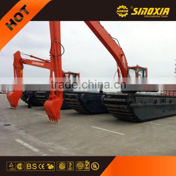 amphibious swamp excavator SX150SD buggy excavator made in china