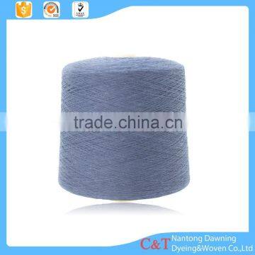 30 polyester 70 cotton blended dyed yarn for socks