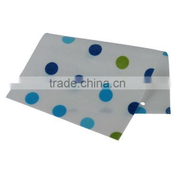 clear and fashionable cotton printed fabric with pvc