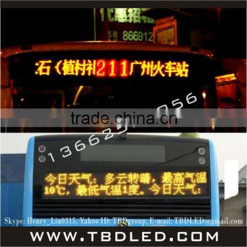 MINI led indoor moving message Bus sign display