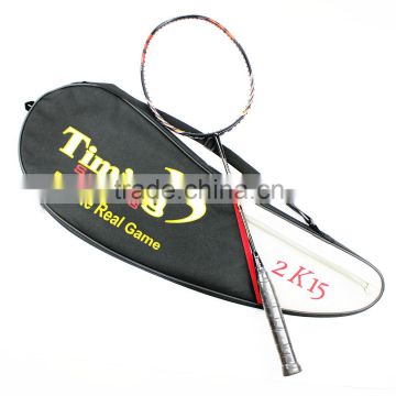 High quality aluminum frame carbon shaft badminton racket