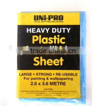 Professional plastic cleaning dust sheet
