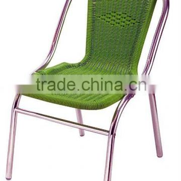 Armless rattan chair