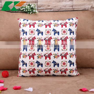 sell like hot cakes cloth art anime god horse sofa cushion cover Creative home cotton and linen pillowcase