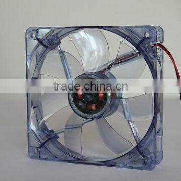 120mm dc 12v Transparent Blue Computer Case Cooling Fans
