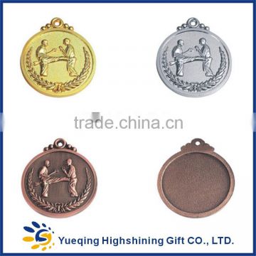 46# Cheap gold silver bronze sports award souvenir trophy factory price china taekwondo medal