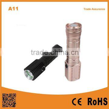 hot sales led torch flashlights lamp 5W Aluminium rechargeable battery led flashlights