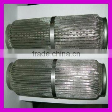 Stainless steel filter element for industrial waste oil treatment