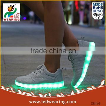 leather WINTTER tpu/abs/led material and shoe light style adult shoes with lights