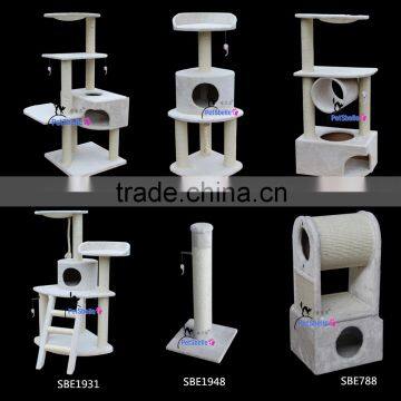 2016 New Premium Cream Cat Toy Cat Tree