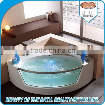 Hotel use luxury design massage bathtub with combo massage function