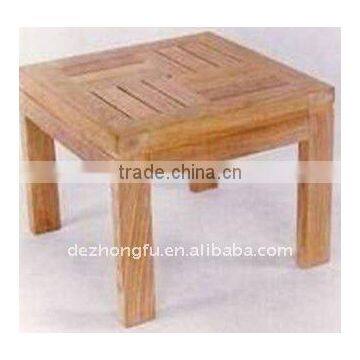 wood square coffee table