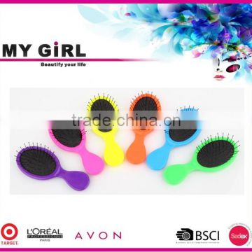 My girl Professional Round Feature and Nylon Brush Material hair brush detangling wetting shower brush
